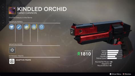 Fan Concept Reprised Scourge Of The Past Weapons 1 New Raid Exotic