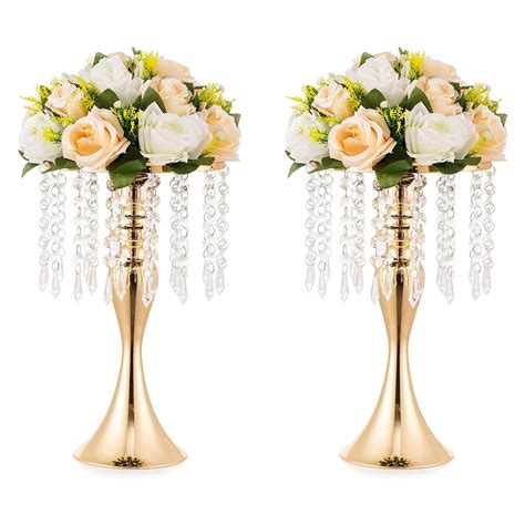 Gold Vases For Centerpieces Crystal Inweder