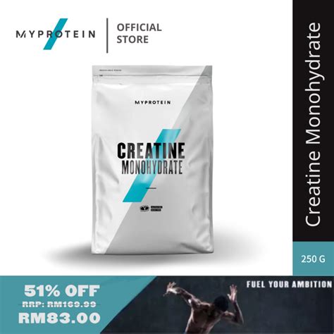 Myprotein Creatine Monohydrate Powder Unflavoured 250g Lazada