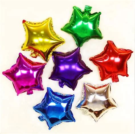 200 Globos Estrella Y Corazón 5 Pulgadas Varios Colores Envío gratis