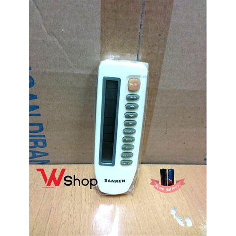 Jual REMOTE AC SANKEN ORIGINAL Air Conditioner Shopee Indonesia