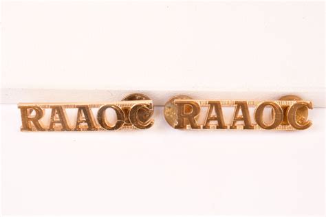 Raaoc Corps Badge Royal Australian Army 1939 On