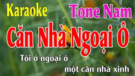 C N Nh Ngo I Karaoke Tone Nam Nh C S Ng Ph I Hay D H T Karaoke