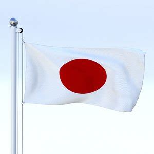 Japanese Flag - Japan - Animated 3D Model $9 - .max .fbx .obj - Free3D