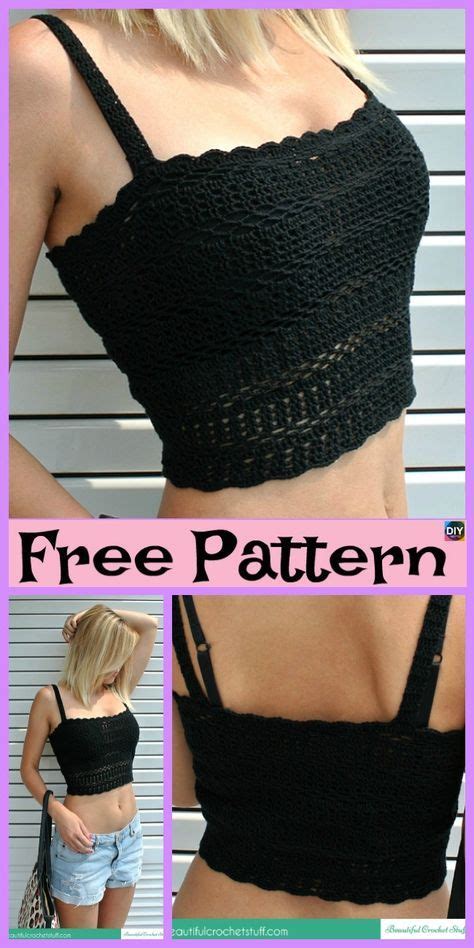 15 Most Beautiful Crochet Crop Top Free Patterns Crochet Patterns