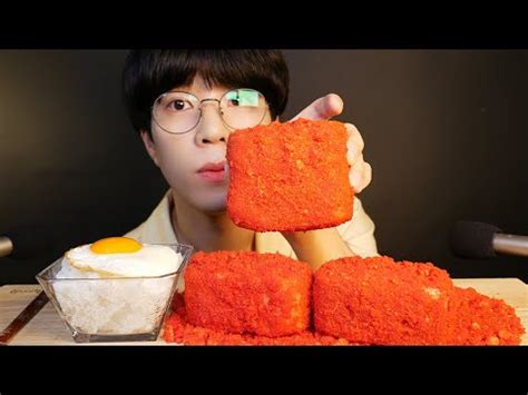 매운 치토스 스팸 치토스팸 HOT CHEETOS SPAM ASMR MUKBANG ENG SUB YouTube