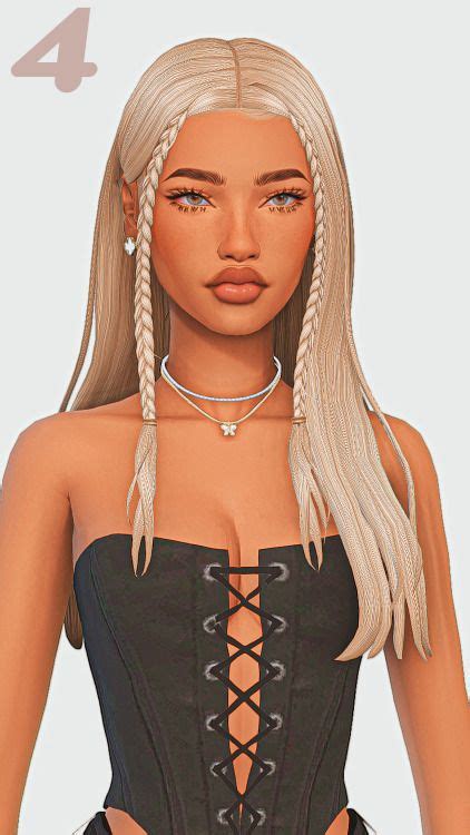 Straight Hair Maxis Match Edition Part 4 Em 2024 Cabelo Sims