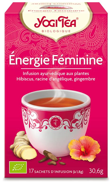 Yogi Tea Infusion Ayurv Dique Nergie F Minine Boutique Bio