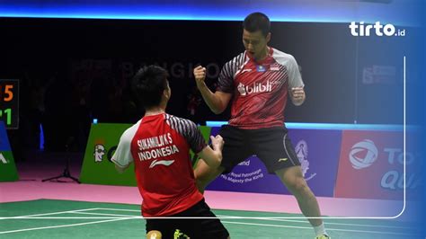 Kalahkan Hendra Ahsan Kevin Marcus Ke 16 Besar