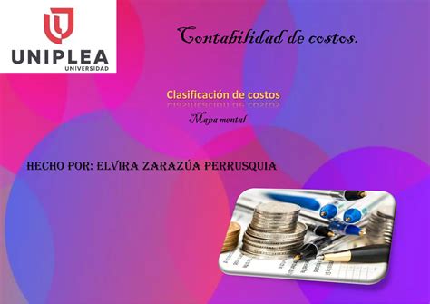 Clasificacion De Costos Mapa Mental Ppt