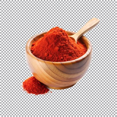 Fresh Red Hot Chili Powder On Transparent Background Premium Ai Generated Vector