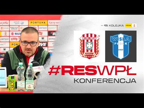 Konferencja Prasowa Po Meczu Resovia Wis A P Ock Youtube