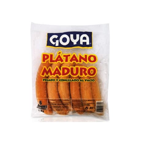 🥇 Plátano Maduro Entero Congelado 1kg Goya Mándalo Market