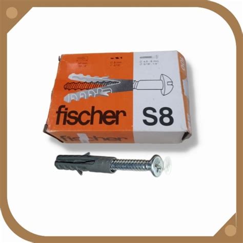 100 SET Fischer Sekrup S8 Fisher Staping Gypsum SELF TAPPING SCREWS