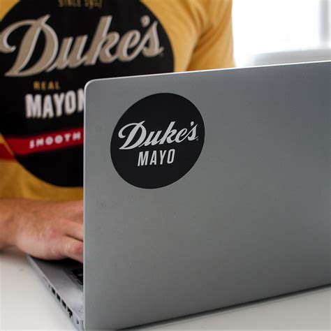 Duke's Mayo Circle Sticker