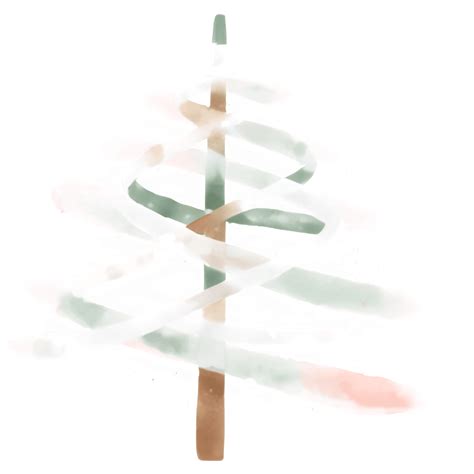 Modern Minimalist Christmas Tree Graphic · Creative Fabrica