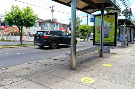 Mop Y Vmt Se Alizan Paradas De Buses Para Mantener Distanciamiento Al