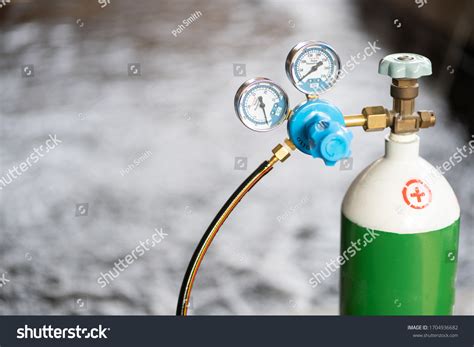 Equipment Medical Oxygen Tank Cylinder Regulator Stock Photo 1704936682 ...