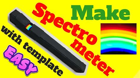 Cd Spectrometer Homemade How To Make Easy Science Model With Using Cd