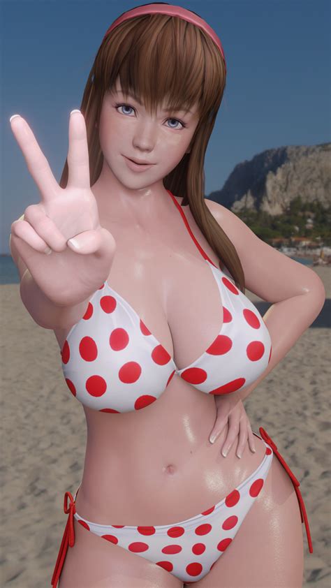 Rule 34 1girls 3d Beach Big Breasts Bikini Blue Eyes Breasts Brown