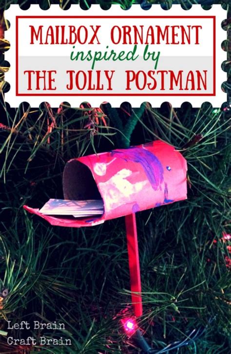 The Jolly Christmas Postman Mailbox Ornament Left Brain Craft Brain