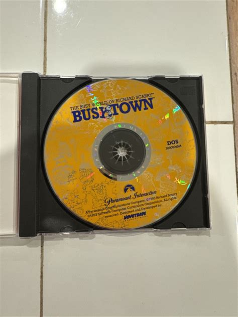 Cib Richard Scarrys The Busy World Of Busytown Ages 3 7 Cd Rom Pc