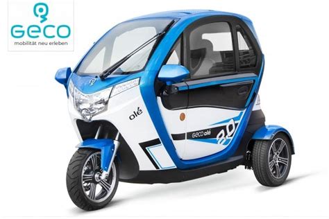 E Kabinenroller Elektroauto Geco E Automobile Geco Ol V