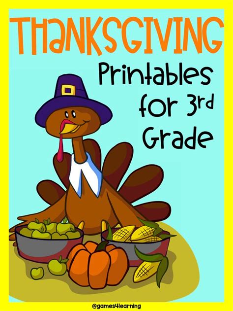 Grade Thanksgiving Lesson Plans