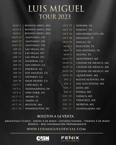 Luis Miguel Adds New Tour Dates - Here's How To Get Presale Code ...