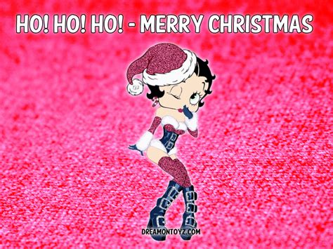 Betty Boop Pictures Archive Bbpa Santa Betty Boop Merry Christmas