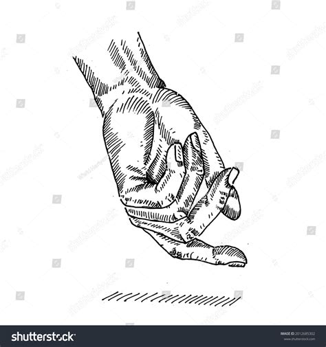 Typical Italian Hand Gesture Meaning Belissimo Stock Vector Royalty