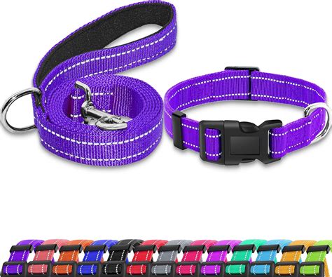 Maiiu Reflective Dog Collar With Safety Locking Buckle