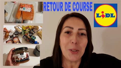 LIDL MON RETOUR DE COURSE YouTube