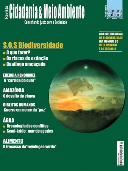 Edição N 27 Da Revista Cidadania And Meio Ambiente Está Disponível Para