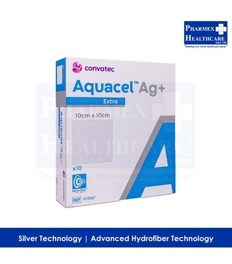 Convatec Aquacel Ag Extra Cm X Cm Advanced Wound Care Dressing