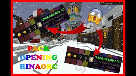 MINECRAFT PACK OPENING SUR RINAORC YouTube