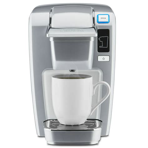 Keurig K Mini K15 Single Serve K Cup Pod Coffee Maker Platinum