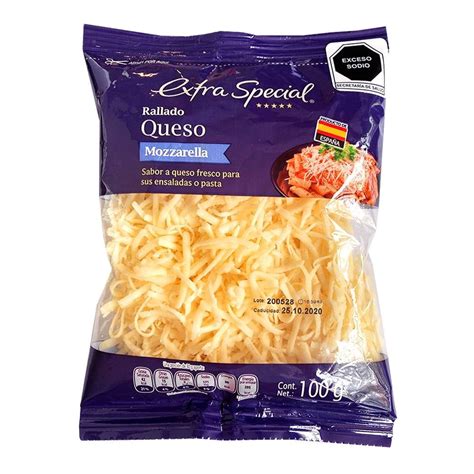 Queso Mozzarella Extra Special Rallado G Walmart