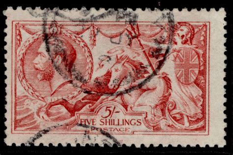 Gb Gv Sg S Pale Carmine Worn Plate De La Rue Fine Used Cat