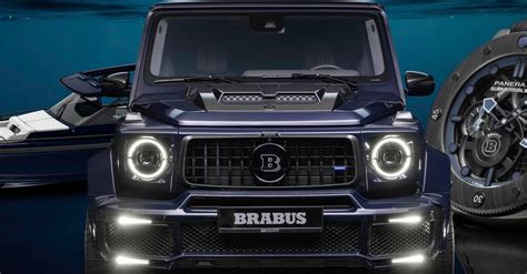 Brabus Launches 'Deep Blue' G-Wagon, Speedboat & Luxury Watch Line - Maxim