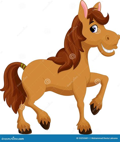 Dessin Anim Mignon De Cheval Illustration Stock Image