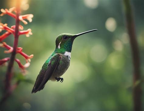 Premium Photo | A hummingbird in jungle