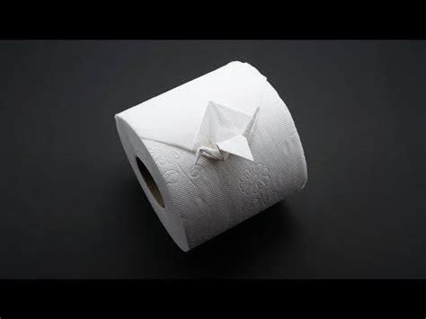 ORIGAMI TOILET PAPER CRANE Jo Nakashima April Fool S Day 3