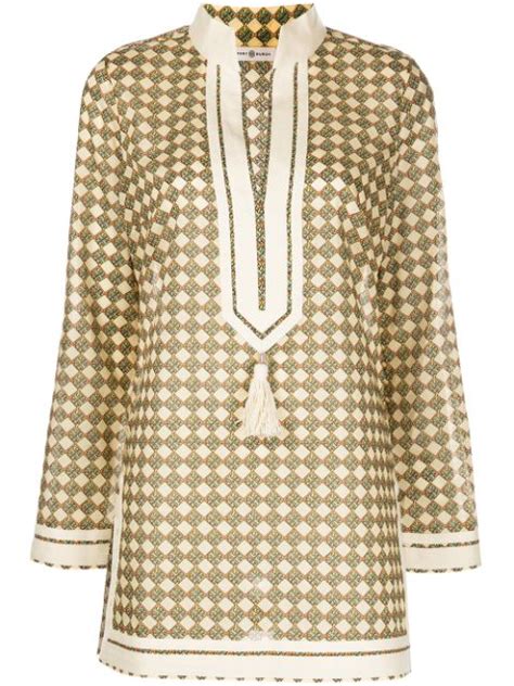 Tory Burch Tunic Tops Kaftans For Women Shop Now On FARFETCH