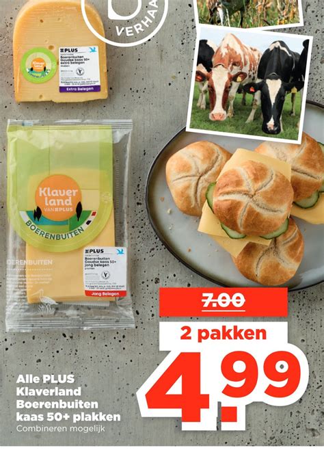 Alle Plus Klaverland Boerenbuiten Kaas Plakken Aanbieding Bij Plus