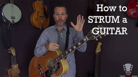 How To Strum A Guitar Correctly Beginner Lesson Youtube