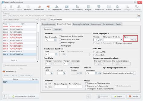 Esocial Erro No Evento S O Campo Tipo De Contrato Est