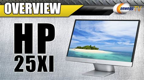 Hp Pavilion Xi Widescreen Ips Monitor Overview Newegg Tv Youtube