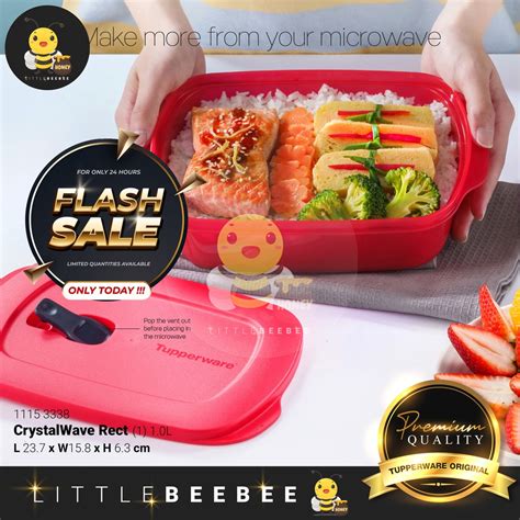 Crystalwave Rect L Tupperware Plus