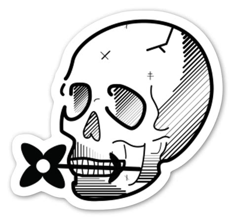 Buy Skull Die Cut Stickers Stickerapp